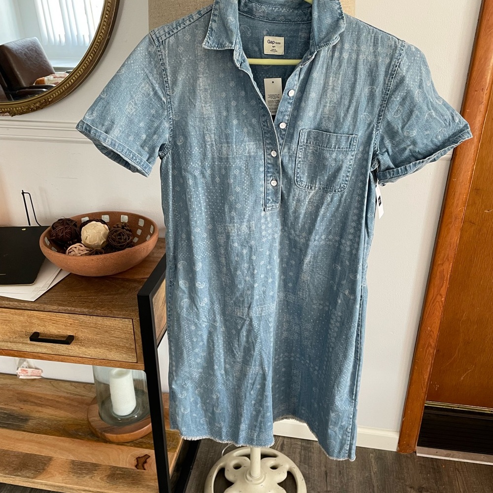 NWT Denim Shirt dress